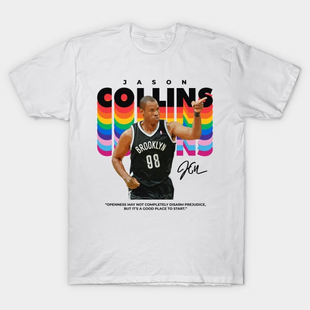 Jason Collins Pride T-Shirt by Juantamad